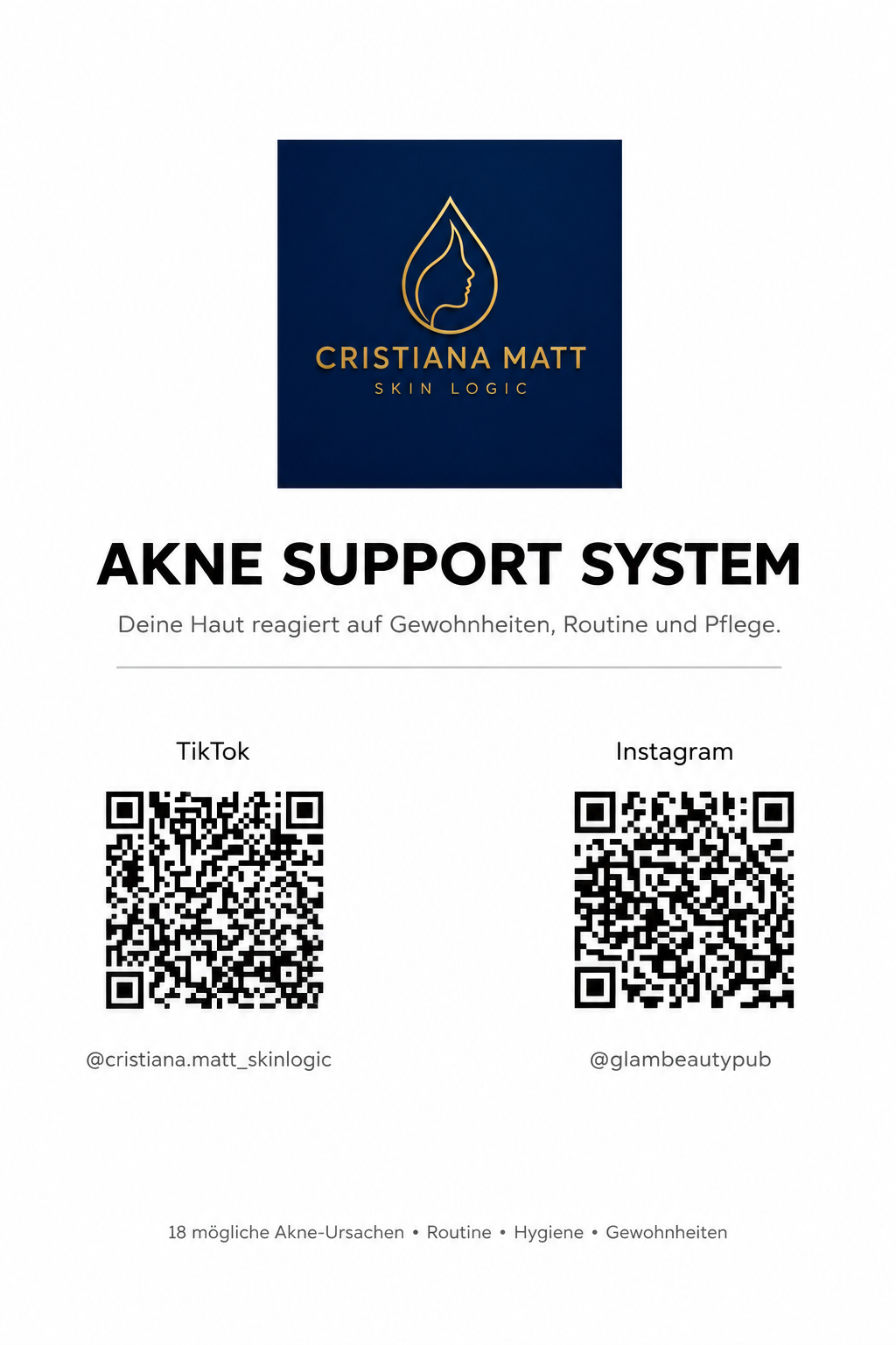 Akne Support System – 30-Tage Programm